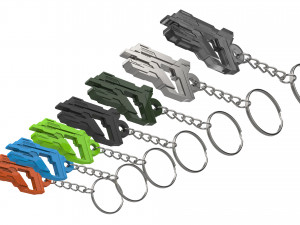 Keychain - Asuran Replicator Stunner - Stargate - Printable - STL files 3D-printmodel