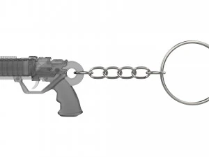 Keychain - Agent Ks Pistol - Blade Runner - Printable - STL files 3D Print Model