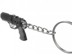 Keychain - Agent Ks Pistol - Blade Runner - Printable - STL files 3D Print Model