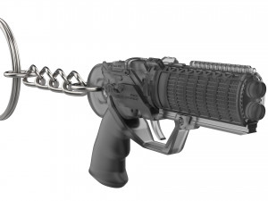 Keychain - Agent Ks Pistol - Blade Runner - Printable - STL files 3D Baskı Modeli