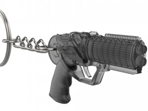 Keychain - Agent Ks Pistol - Blade Runner - Printable - STL files 3D Print Model