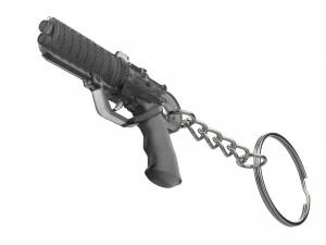 Keychain - Agent Ks Pistol - Blade Runner - Printable - STL files 3D Print Model