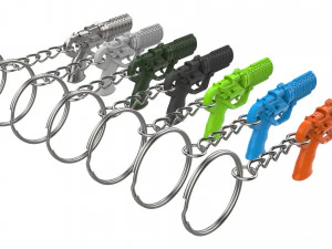Keychain - Agent Ks Pistol - Blade Runner - Printable - STL files 3D Print Model