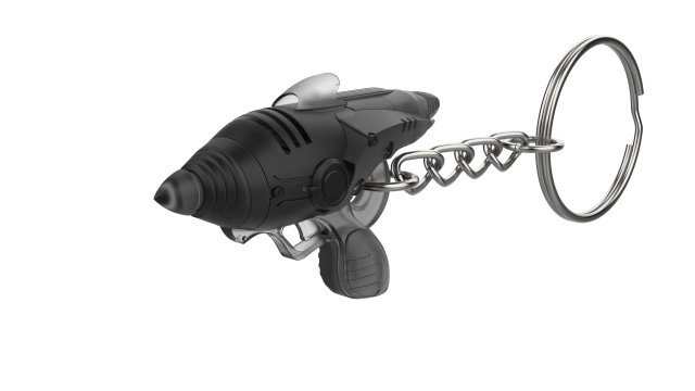 Keychain - Alien Blaster - Fallout - Printable - STL files 3D-printmodel .c4d .max .obj .3ds .fbx .stl .blend 