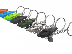 Keychain - Alien Blaster - Fallout - Printable - STL files 3D-printmodel