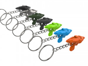 Keychain - Alien Blaster - Fallout - Printable - STL files 3D-printmodel