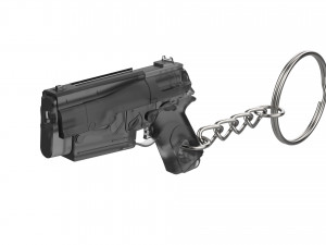 Keychain - 10mm Pistol - Fallout 4 - Printable - STL files 3D Print Model