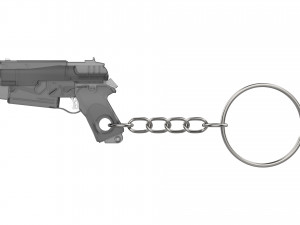 Keychain - 10mm Pistol - Fallout 4 - Printable - STL files 3D प्रिंट मॉडल