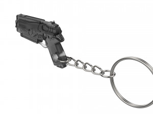 Keychain - 10mm Pistol - Fallout 4 - Printable - STL files 3D प्रिंट मॉडल