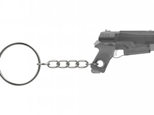Keychain - 10mm Pistol - Fallout 4 - Printable - STL files 3D प्रिंट मॉडल