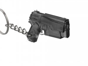 Keychain - 10mm Pistol - Fallout 4 - Printable - STL files 3D प्रिंट मॉडल