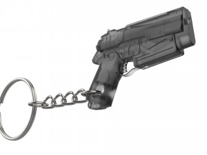 Keychain - 10mm Pistol - Fallout 4 - Printable - STL files 3D प्रिंट मॉडल