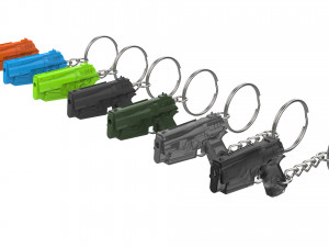 Keychain - 10mm Pistol - Fallout 4 - Printable - STL files 3D प्रिंट मॉडल