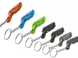 Keychain - 10mm Pistol - Fallout 4 - Printable - STL files 3D प्रिंट मॉडल