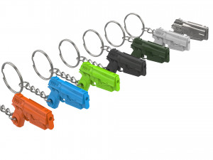 Keychain - 10mm Pistol - Fallout 4 - Printable - STL files 3D प्रिंट मॉडल