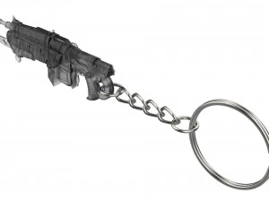 Keychain - Retro Lancer - Gears Of War - Printable - STL files 3D Print Model