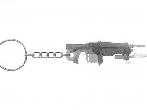 Keychain - Retro Lancer - Gears Of War - Printable - STL files 3D 프린트 모델