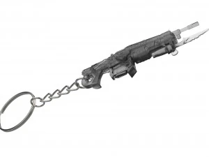 Keychain - Retro Lancer - Gears Of War - Printable - STL files 3D Print Model