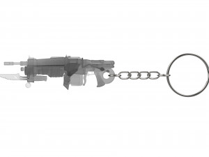 Keychain - Retro Lancer - Gears Of War - Printable - STL files 3D 프린트 모델