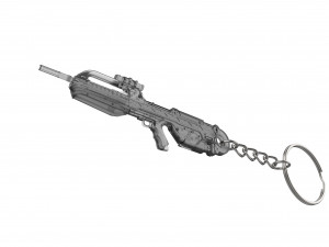 Keychain - BR-55 Battle Cannon - Halo - Printable - STL files Modèles 3D en vedette