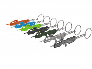 Keychain - BR-55 Battle Cannon - Halo - Printable - STL files Modèles 3D en vedette