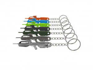 Keychain - BR-55 Battle Cannon - Halo - Printable - STL files 3D Print Model