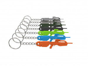 Keychain - BR-55 Battle Cannon - Halo - Printable - STL files Modèles 3D en vedette