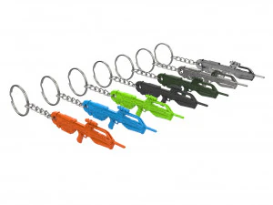 Keychain - BR-55 Battle Cannon - Halo - Printable - STL files 3D Print Model