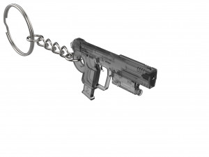 Keychain - M6C Socom - Halo - Printable - STL files 3D Print Model
