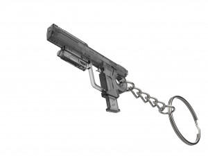 Keychain - M6C Socom - Halo - Printable - STL files 3D Print Model