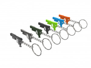 Keychain - M6C Socom - Halo - Printable - STL files 3D Print Model
