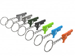 Keychain - M6C Socom - Halo - Printable - STL files 3D Print Model