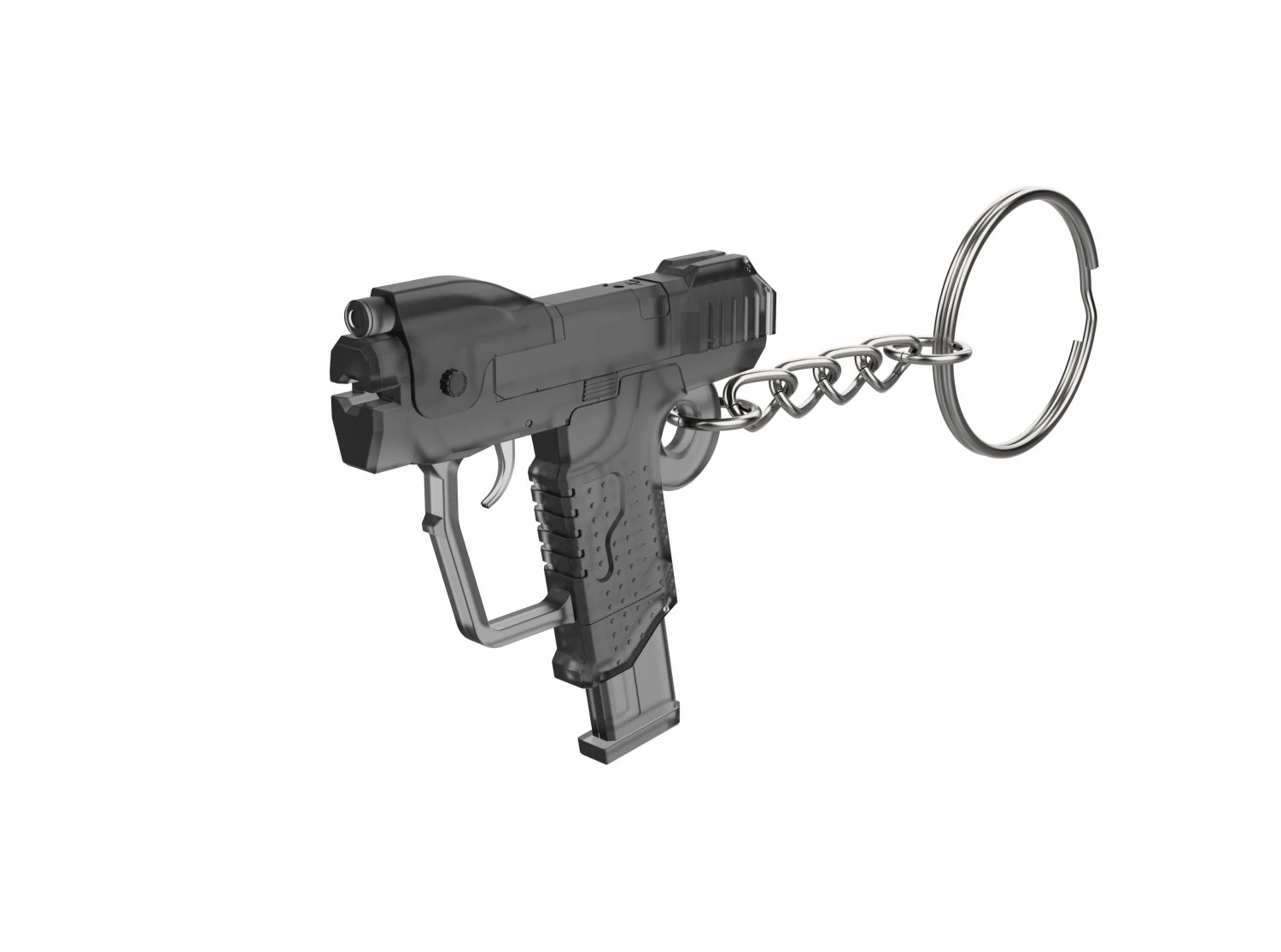 Keychain - M6D Magnum - Halo - Printable - STL files 3D Print Model .c4d .max .obj .3ds .fbx .stl .blend 