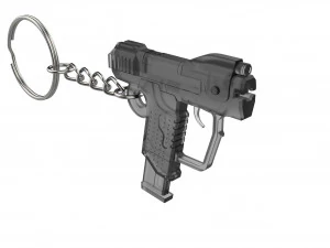 Keychain - M6D Magnum - Halo - Printable - STL files 3D Print Model
