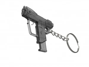Keychain - M6D Magnum - Halo - Printable - STL files 3D Print Model