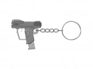Keychain - M6D Magnum - Halo - Printable - STL files 3D Print Model