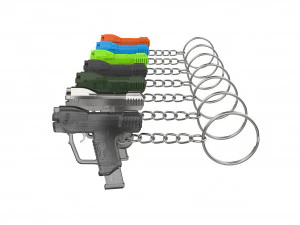 Keychain - M6D Magnum - Halo - Printable - STL files 3D Print Model