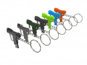 Keychain - M6D Magnum - Halo - Printable - STL files 3D Print Model