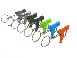 Keychain - M6D Magnum - Halo - Printable - STL files 3D Print Model