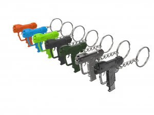 Keychain - M6D Magnum - Halo - Printable - STL files 3D Print Model