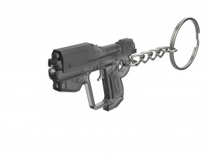 Keychain - M6G Magnum - Halo - Printable - STL files 3D Print Model