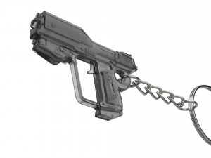 Keychain - M6G Magnum - Halo - Printable - STL files 3D-Druckmodell