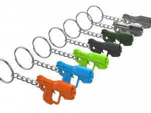 Keychain - M6G Magnum - Halo - Printable - STL files 3D-Druckmodell