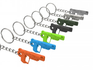 Keychain - M6H2T Magnum - Halo - Printable - STL files 3D Print Model