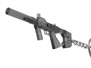 Keychain - M7 SMG - Halo - Printable - STL files 3D-Druckmodell