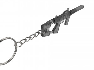 Keychain - M7 SMG - Halo - Printable - STL files 3D-Druckmodell