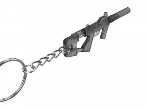 Keychain - M7 SMG - Halo - Printable - STL files 3D Print Model