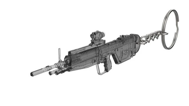 Брелок &mdash; Пушка M392 &mdash; Halo &mdash; Для печати &mdash; Файлы STL 3D Принт Модель .c4d .max .obj .3ds .fbx .stl .blend 
