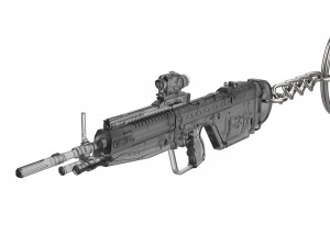 Keychain - M392 Cannon - Halo - Printable - STL files 3D Print Model