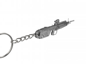 Keychain - M392 Cannon - Halo - Printable - STL files 3D-printmodel